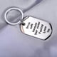 thumbnail image 4 of ZHAOCHENG Llavero con texto en inglés Drive Safe I Love You para hermano, hermana y mejor amigo, 4 of 5
