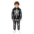 thumbnail image 2 of MEZZALL Kids 3D Skeleton Print 2 Piece Tracksuit Set, Long Sleeve Graphic Hooded Pullover Sweatshirt & Jogger Pants Matching Outfit, Soft Halloween Outfit for Boys Breathable Clothes Sets, 2 of 3