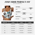 thumbnail image 6 of Vsdgher Watercolor Sunflower Print Women Sleeveless Athletic Tank Top Built-in Bra Camisole Sports Vest for Yoga Running Fitness Exercise with Removable Pads, 6 of 8