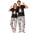 thumbnail image 6 of Halloween Pajamas Set for Family Castle Candy Crew Neck Horror Pajamas Skeleton Ghost Spooky Wide Leg Loungewear, Men:XL, 6 of 7