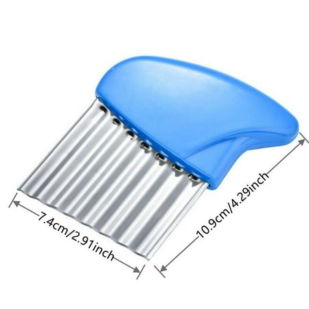 

Stainless Steel Potato Chips Making Peeler Cutter Vegetable Kitchen Knives Fruit Tool Knife Accessories Wavy Cutter