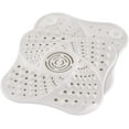 thumbnail image 1 of Drenaje de ducha Catéter de cabello, tubo de silicona Drenaje Colector de cabello Filtro de tapón con ventosa para baño Cocina Bañera de goma Colador Cubierta Colector de cabello Adepaton WRMH-1054-4, 1 of 7