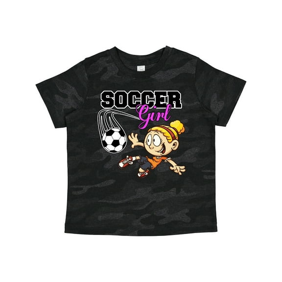 Inktastic Soccer Girl Girls Toddler T-Shirt
