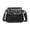 Black, variant on Up to 60% off! Anckoeil Zipper Crossbody Bag with Wide Shoulder Strap Phone Wallet Shoulder Purse Multiple Zipper Pockets.