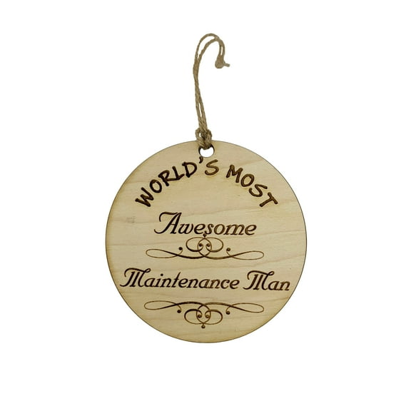 Worlds most Awesome Maintenance Man - Ornament