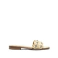 thumbnail image 3 of DREAM PAIRS Women’s Raffia Slide Sandals – Rhinestone Embellished Summer Flat Slip-Ons, 3 of 7