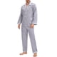 thumbnail image 4 of INSPIRE CHIC Conjunto de Pijamas de 2 Piezas para Hombre con Botones y Estampado Casual XL Gris Plateado, 4 of 6