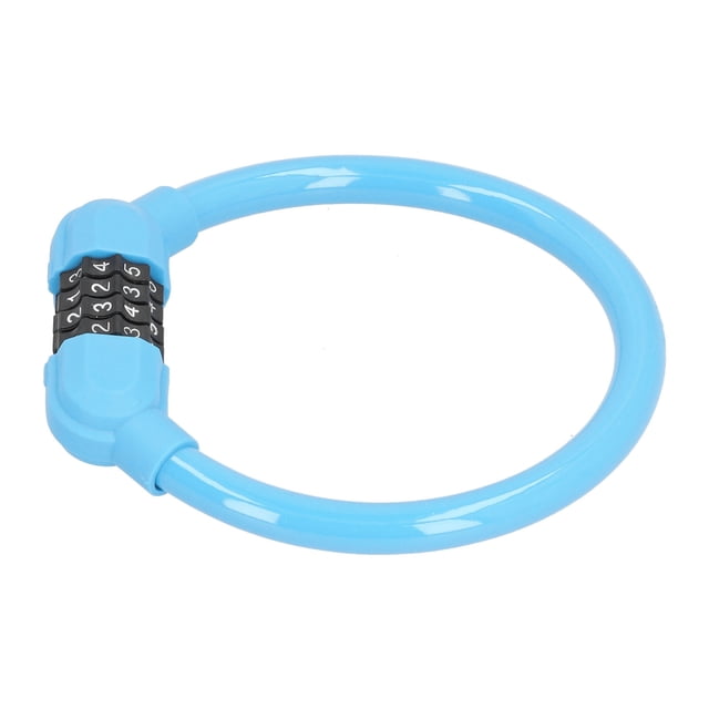Bike Lock, Password Unlocking 4-Digit Number Bicycle Locks Convenient With 4 Digit Passwords For Cyclist For Bike Blue