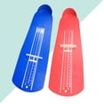 thumbnail image 2 of 1 Set 2Pcs Foot Sizer Foot Ruler Feet Measure Device Shoe Sizer Foot Width Length Measuring Device Shoe Size Measure Gauge For Adults Kids Buying Shoes (Red Blue), 2 of 8
