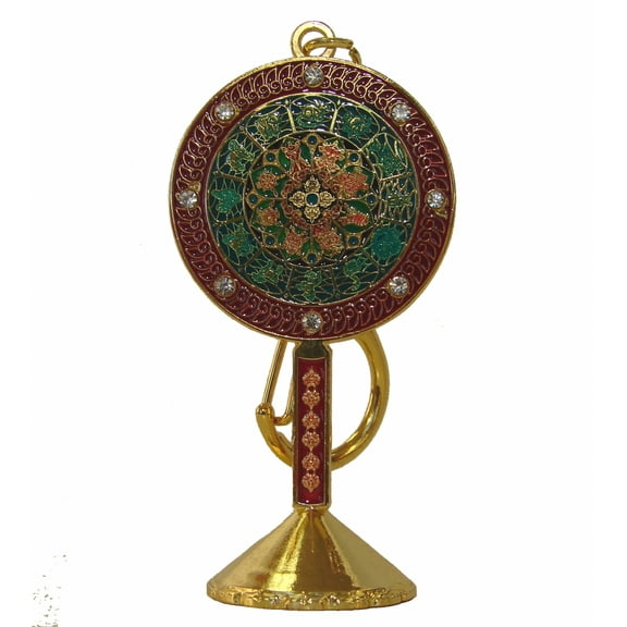 Feng Shui Hooking Abundance Mirror Amulet Keychain