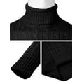 thumbnail image 4 of H2H Mens Casual Slim Fit Pullover Sweaters Knitted Henley Long Sleeve Thermal BLACK US 2XL/Asia 3XL (CMOSWL045), 4 of 6