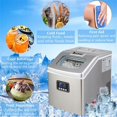 thumbnail image 2 of ZOKOP HZB-18F/120W/40Lbs/115V/60Hz Stainless Steel Household Ice Maker Silver, 2 of 18