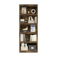 thumbnail image 6 of Furinno Rail 5-Tier Open Shelf Bookcase, Amber Pine, 6 of 6