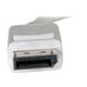 C2G DisplayPort 3ft 4K 3 ft Câble Mini vers DisplayPort - 4K 60Hz - Blanc - M/M - Câble DisplayPort - Mini DisplayPort (M) vers DisplayPort (M) - - Blanc – image 4 sur 4