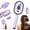 Purple, variant on Electric Spray Air Cushion Massage Comb, 2026 Upgrade Self-Cleaning Anti-Tangle Hair Brush for Frizz Control, Retractable for Dryness & Damaged Hairs