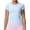 Blue, variant on PEXLYCLU short sleeve shirts for women, womens tops, short sleeve going out top, shirts for women, Women's Crew Neck Short Sleeve Tees Double Lined Slim Fit T Shirt Basic Y2K Tops, Beige L