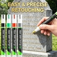 thumbnail image 3 of White Tombstone Marker Pen, Waterproof Stone Inscription Touch-up, 2-Pack, 3 of 7
