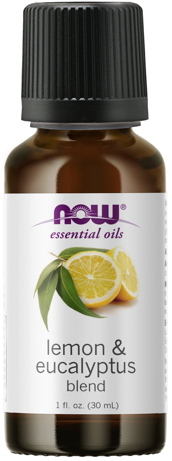 NOW Essential Oils, Lemon & Eucalyptus Oil Blend, Invigorating