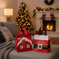 thumbnail image 4 of 16pcs Best-Selling Gift Bags for Christmas Season, Santa Claus & Gingerbread House Design, Suitable as Gift Packaging Bags for New Year, Valentine’s Day, Birthday Parties, Carnival Nights, 4 of 8