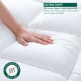 thumbnail image 4 of Skylinewears Mattress Topper Extra Thick Pad Cover Quilted Plush Pillow Top Quilt Fitted Protector With Deep Elastic Pocket And Soft Bed Toppers White Twin, 4 of 8