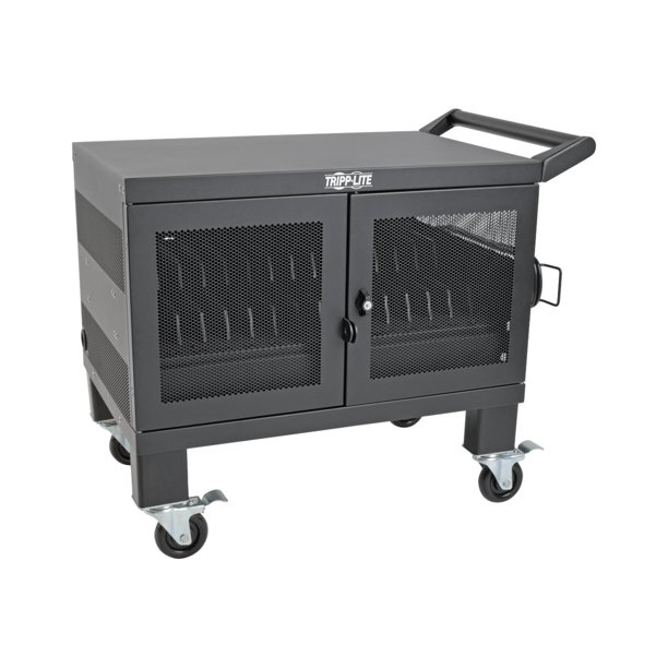 Tripp Lite CSHANDLEKIT2 Mobile Cart Conversion Kit with Handle Casters and Power Cord Manager