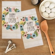 Easter Kitchen Towels Set Cotton Easter Dish Towels Easter Hand Towels 15 x 26 2 Pack