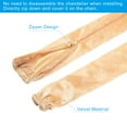 thumbnail image 5 of Uxcell 70.9 Inch Chandelier Chain Cover Chain Protective Sleeve Washable with Zipper Champagne, 5 of 6