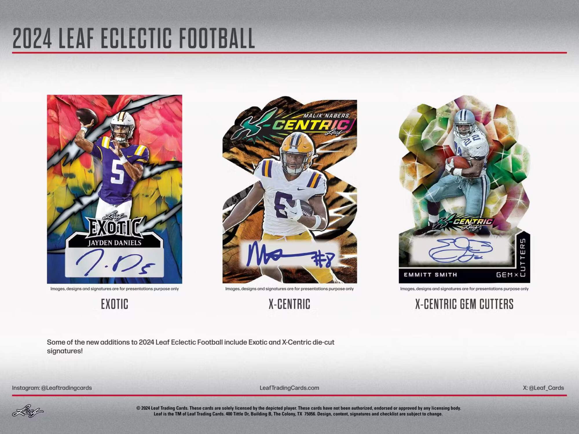 2024 Leaf Eclectic Football Jumbo Box