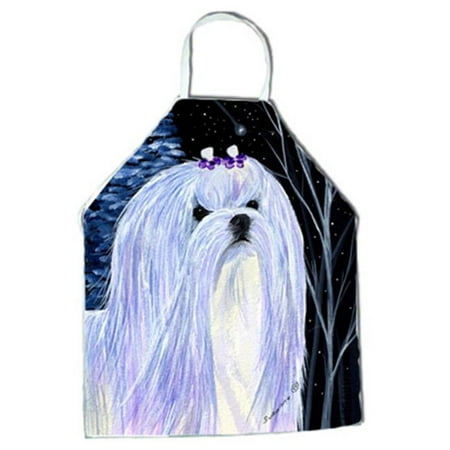 

Starry Night Maltese Apron - 27 x 31 in.