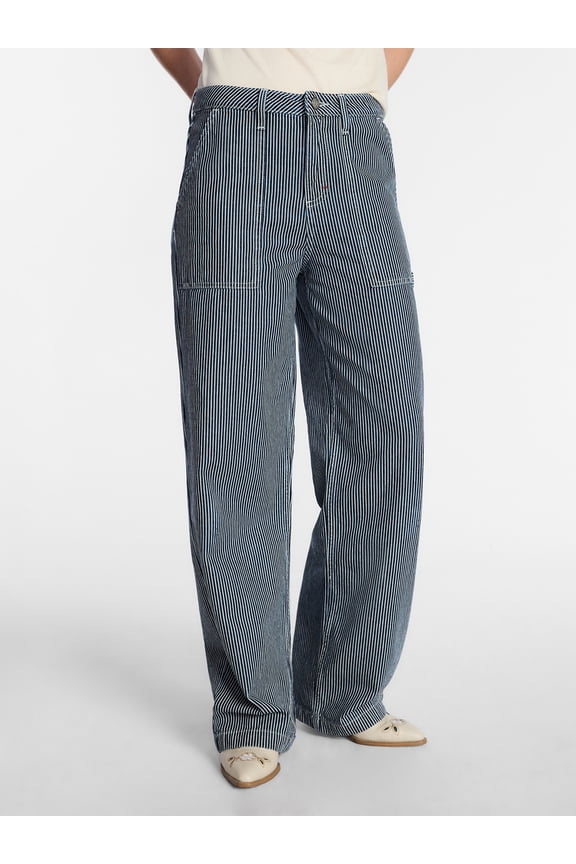 Women's Mid Rise Loose Carpenter Jeans, Sizes 0-18
