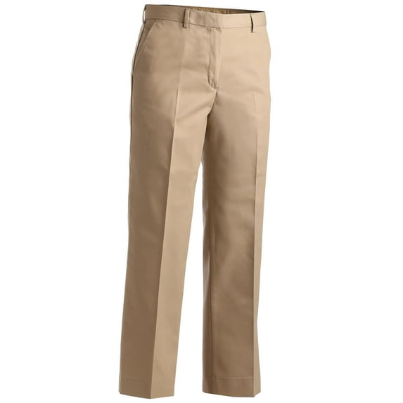 EDWARDS LADIES' BUSINESS CASUAL FLAT FRONT CHINO PANT