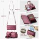 thumbnail image 3 of Funda de cuero Compatible con Samsung Galaxy S25 FE, [Bloqueo RFID] Cartera Multifuncional, Bolso, Funda de cuero con Ranuras para Tarjetas, Pata de Cabra, Bandolera Cruzada para Mujer, Hombre, 3 of 8