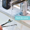 thumbnail image 3 of BEE VIBES Limpiador de Lengua Acero Inoxidable - Tallador limpia lenguas raspador bucal rastrillo de higiene oral, Stainless Steel Tongue Scraper Cleaner (2 Pack+ Estuche), 3 of 6