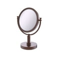 thumbnail image 1 of Allied Brass DM-4D/4X-CA 8 Inch Vanity Top Make-Up Mirror 4X Magnification Antique Copper, 1 of 1