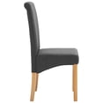 thumbnail image 3 of vidaXL Dining Chairs 6 pcs Gray Fabric, 3 of 5