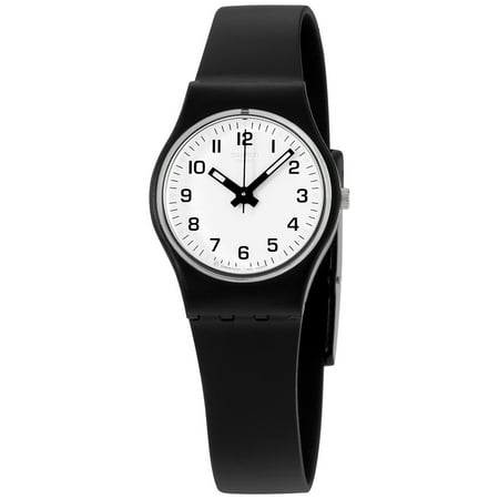 Silk Swatch - Swatch Originals Something New White Dial Plastic Strap Ladies Watch LB153