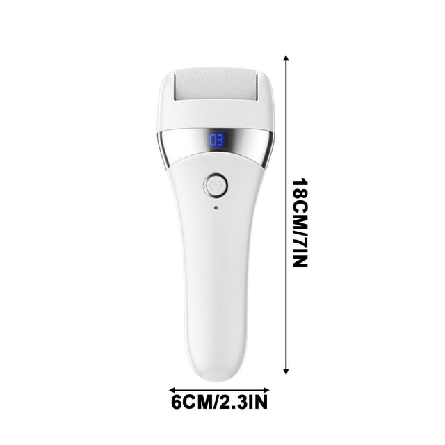 Foot Callus Remover Fully Automatic Pedicure Machine With 3 Grinding Heads USB Rechargeable 60-Minute Runtime Portable Design