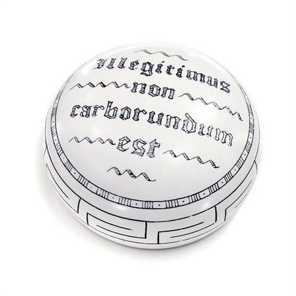 Desk Gift "illegitimus Non carborundum" translates "Don't Let The Bastards Grind You Down."