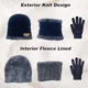 thumbnail image 2 of Kit De Gorro, Bufanda Y Guantes Para Frio, Gorros Invierno, 2 of 5