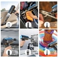 thumbnail image 3 of Aspiradora de Mano & Plumero de Aire, 2en1 Aspiradora Inalámbrica de 3 Velocidades con Batería Recargable de 6000mAh, 50000RPM Aire Comprimido con Luz LED, Para Limpiar Computadora,Coche,Hogar,Oficina, 3 of 5