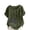 Linen Tops-A033Army Green, variant on LEKWK Plus Size Womens Linen Blouse Lavender Flower Print Basic Tees Short Sleeve Cute Tops Side Button Crew Neck Garden Nature Outfits