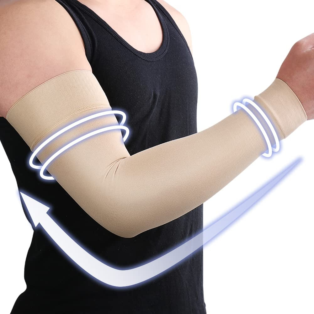 Lymphedema Compression Arm Sleeve For Men Women, 2030 mmHg Full Arm