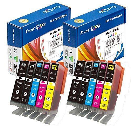 PGI 270 XL & CLI 271 XL (Without Grey) of 10 High Yield Ink Cartridges ; 2 Sets for Canon PIXMA MG5720 MG5721 MG5722 MG6820 MG6821 MG6822 MG7720 TS5020 TS6020 TS8020 TS9020 MG7720 TS80