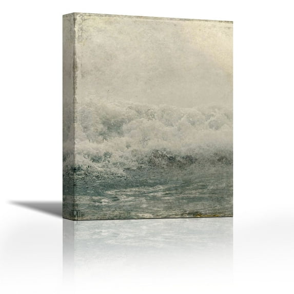 Ocean Waves 1 - Contemporary Fine Art Giclee on Canvas Gallery Wrap - wall décor - Art painting - 24 x 32 Inch - Ready to Hang