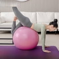 thumbnail image 2 of Pelota de yoga a prueba de explosiones de PVC espesada, pelota de fitness para niños, mujeres embarazadas, pelota de masaje, juego de pelota de fitness para el hogar y el bebé, 2 of 3