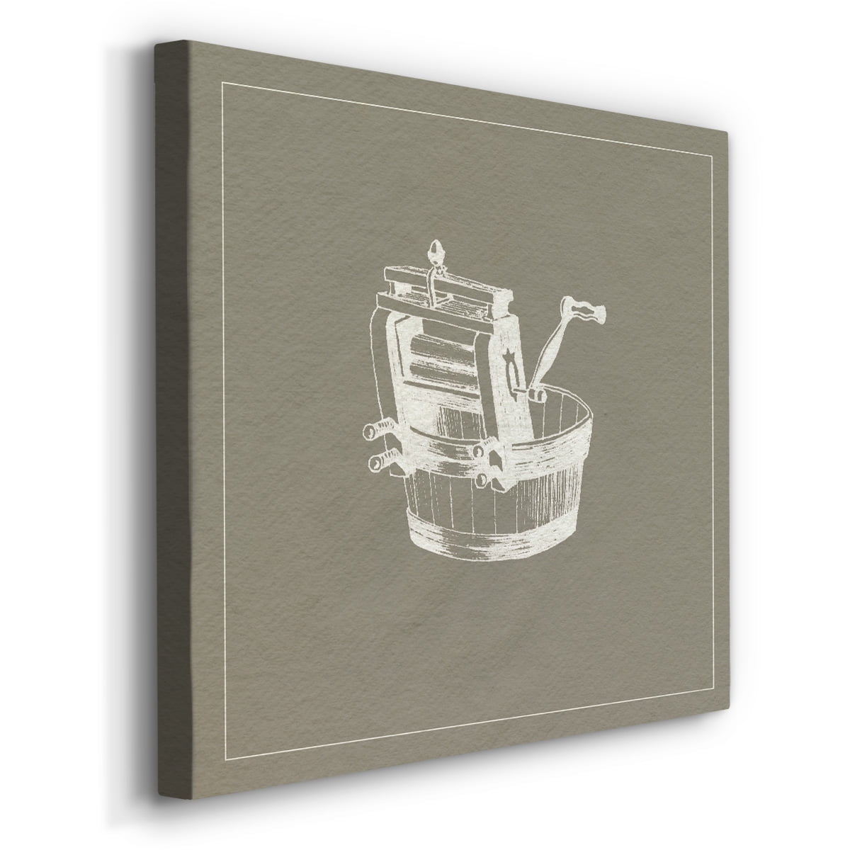 Wexford Home Laundry Tips V-Premium Gallery Wrapped Canvas, 16" x 16" - Ready to Hang