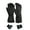 Black gloves, variant on Electric Heated Gloves for Freezer Work, Touching Screen Winter Hand Warmer