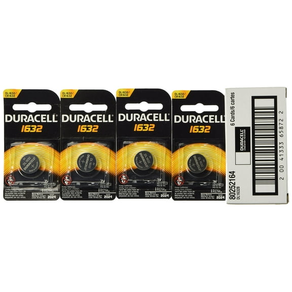 Duracell 10 Watch/Electronic DL 1632 CR1632 Lithium Batteries