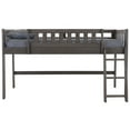 thumbnail image 6 of OS Home and Office Model 83204-1 Charcoal Gray Twin Low Loft Bed, 6 of 6