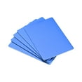 thumbnail image 7 of Uxcell 88x53x0.8mm Aluminum Blank Metal Card Anodized Blue 5 Pack, 7 of 7